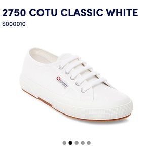 BRAND NEW — Superga White Cotu Classic sneakers